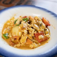 【26】Pollo con salsa de curry verde