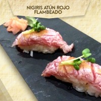 【108A】Atún rojo flambeado